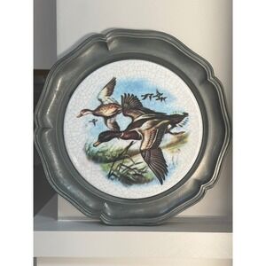 Vintage Hagen Von Tronje Mallard Duck Plate Cottagecore Cabin Lodge Decor Rare